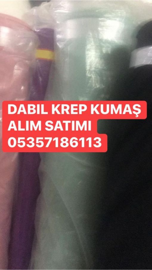  parti malı krep kumaş 