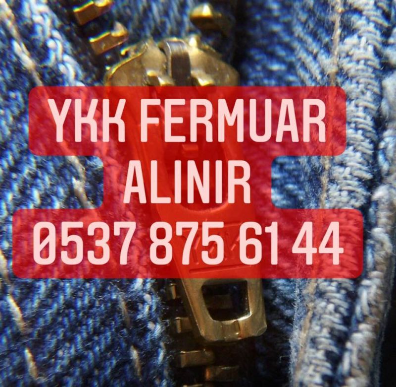 İstanbul fermuar alınır | 0537 875 61 44 | İstanbul fermuar alımı yapılır